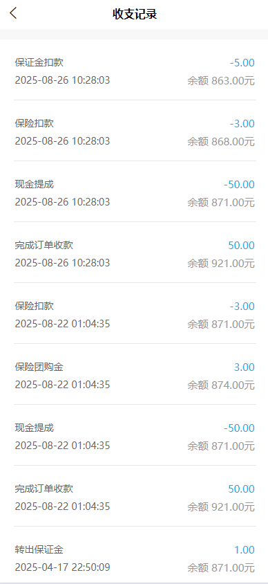 收入统计预览